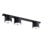 Barra faretti NANO nera minimalista 70cm 3xES111 15W Emibig