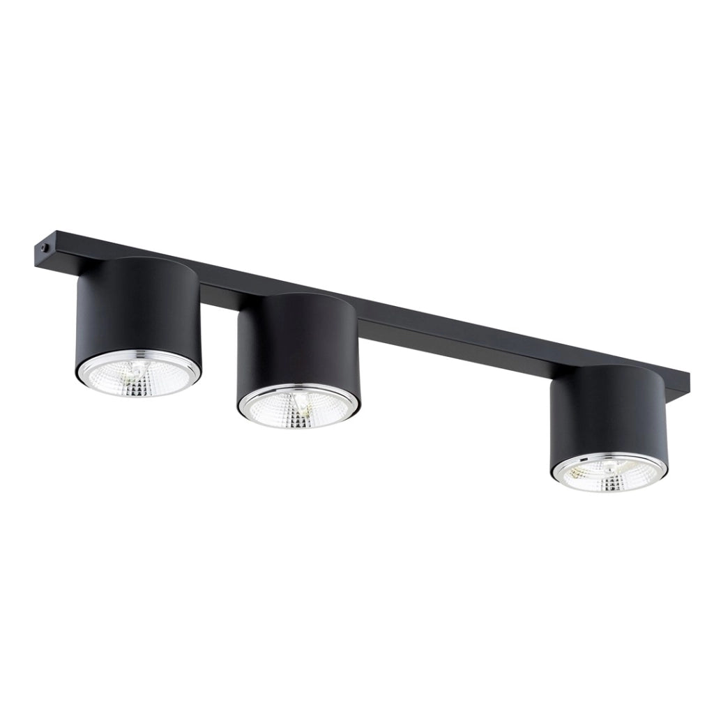 Barra faretti NANO nera minimalista 70cm 3xES111 15W Emibig
