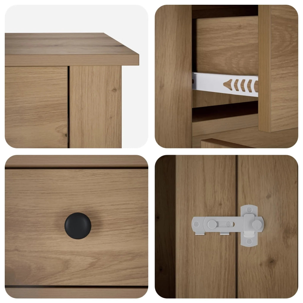 Mobile da cassa per cani Rovere Artigianale 80 x 47,5 x 80 cm 8014772