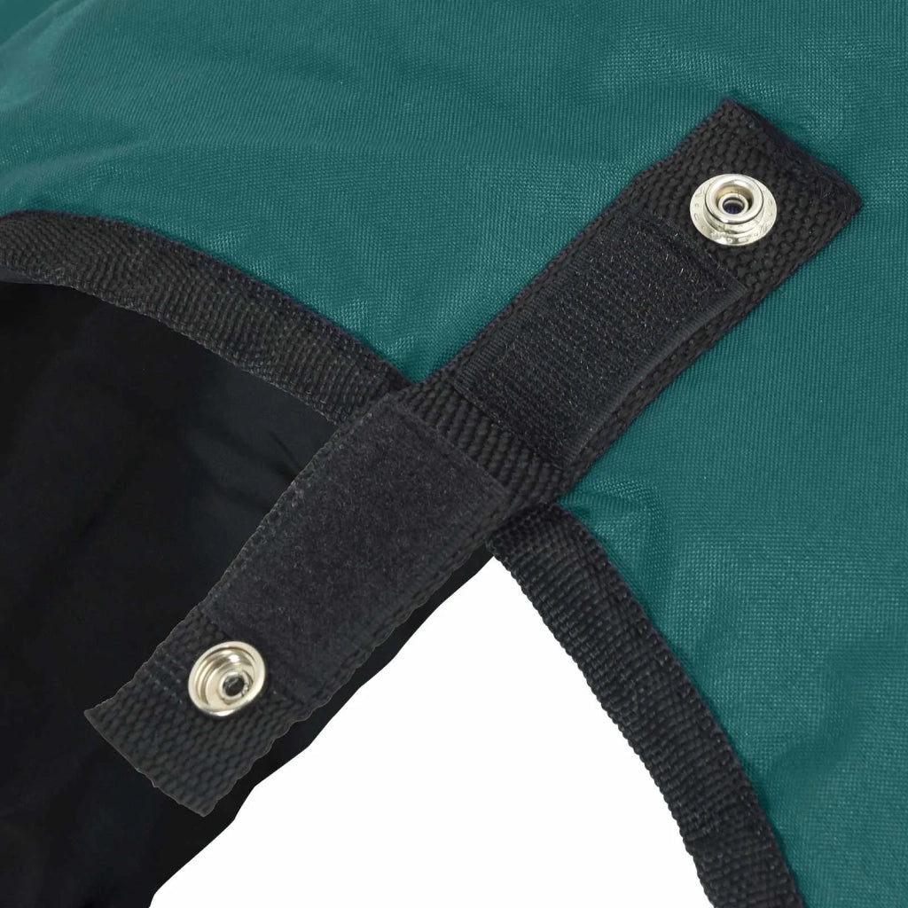 Coperta per Cavalli Verde Scuro e Nero 75 cm Poliestere 42013137