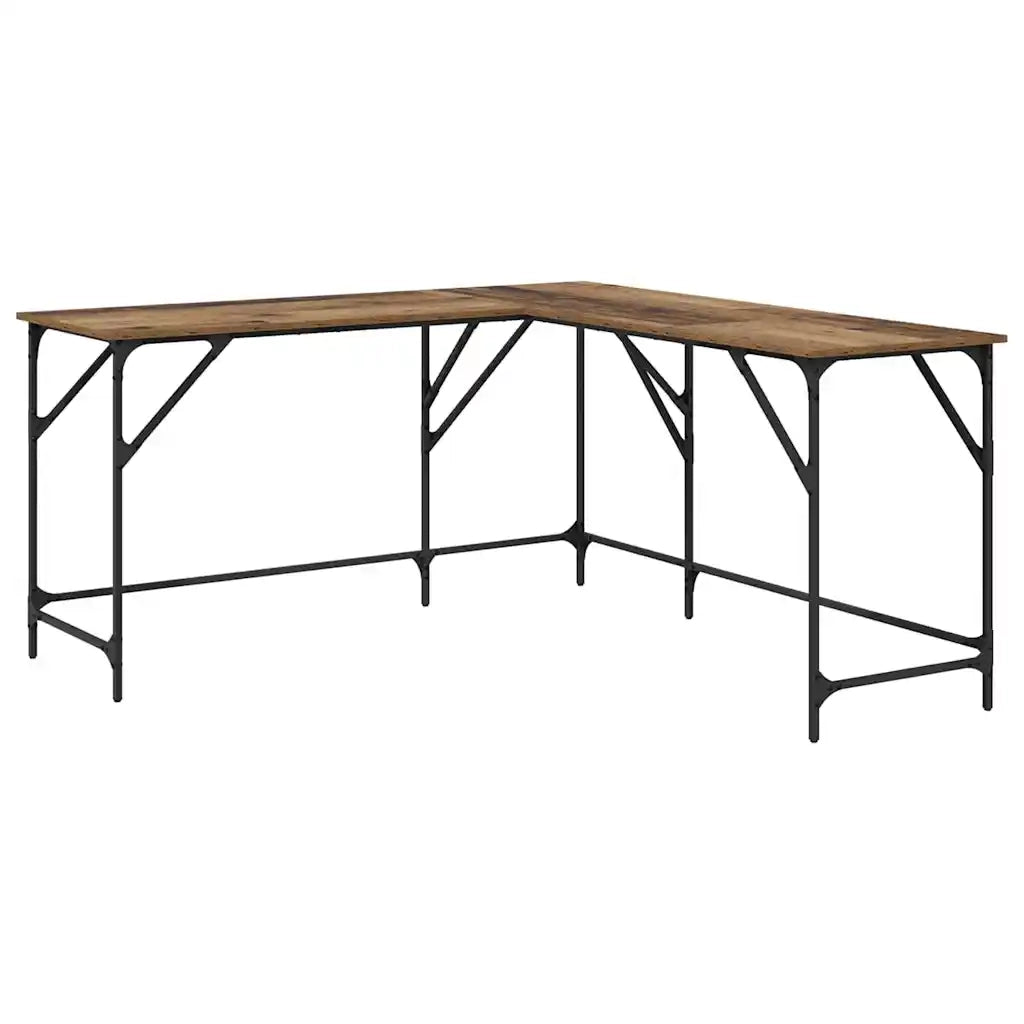 Scrivania Legno vecchio 149 x 149 x 75 cm Legno multistrato 882862