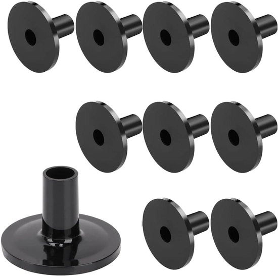 Set di 10 Bordenhouders Premium per Accessori di Trommel Standard - Supporto per Piastra in Plastica - Adatto per Strumenti a Percussione.