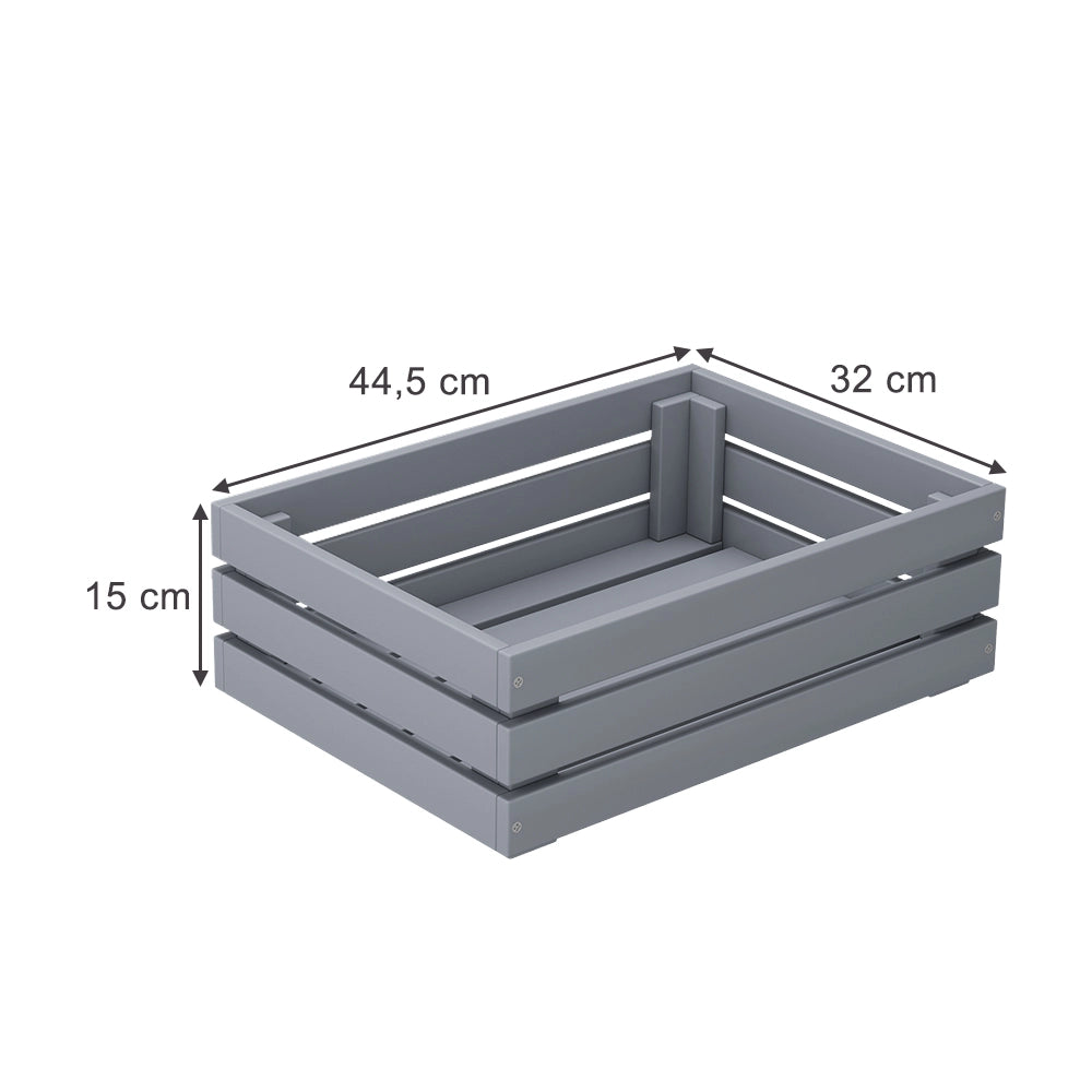 Vicco Cassetto Grigio Set di 2