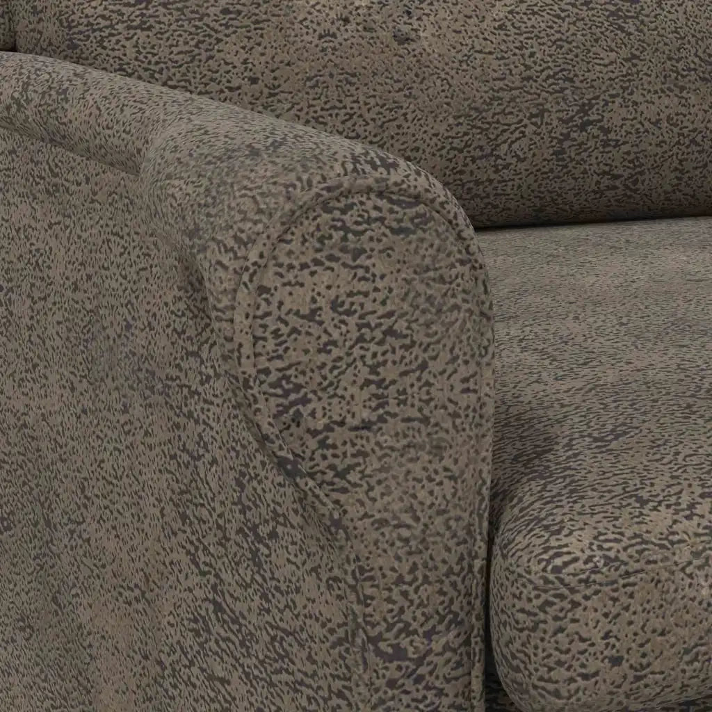 Poltrona | Sedia Relax Grigio scuro Pelle Sintetica