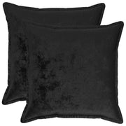 Federa 2 pcs HOUTEN Nero 80 x 80 cm Flanella 921807