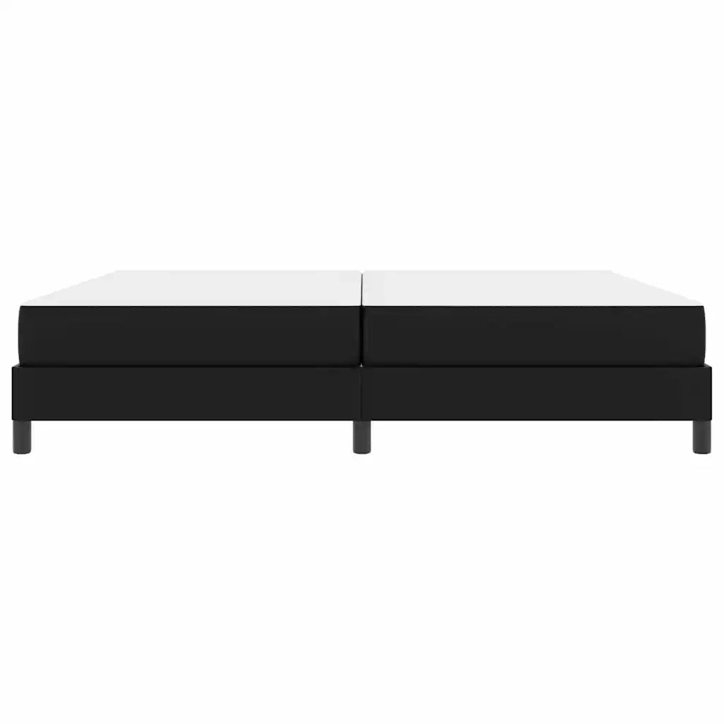 Struttura del letto con materasso Nero 200 x 200 cm Tessuto 3398648