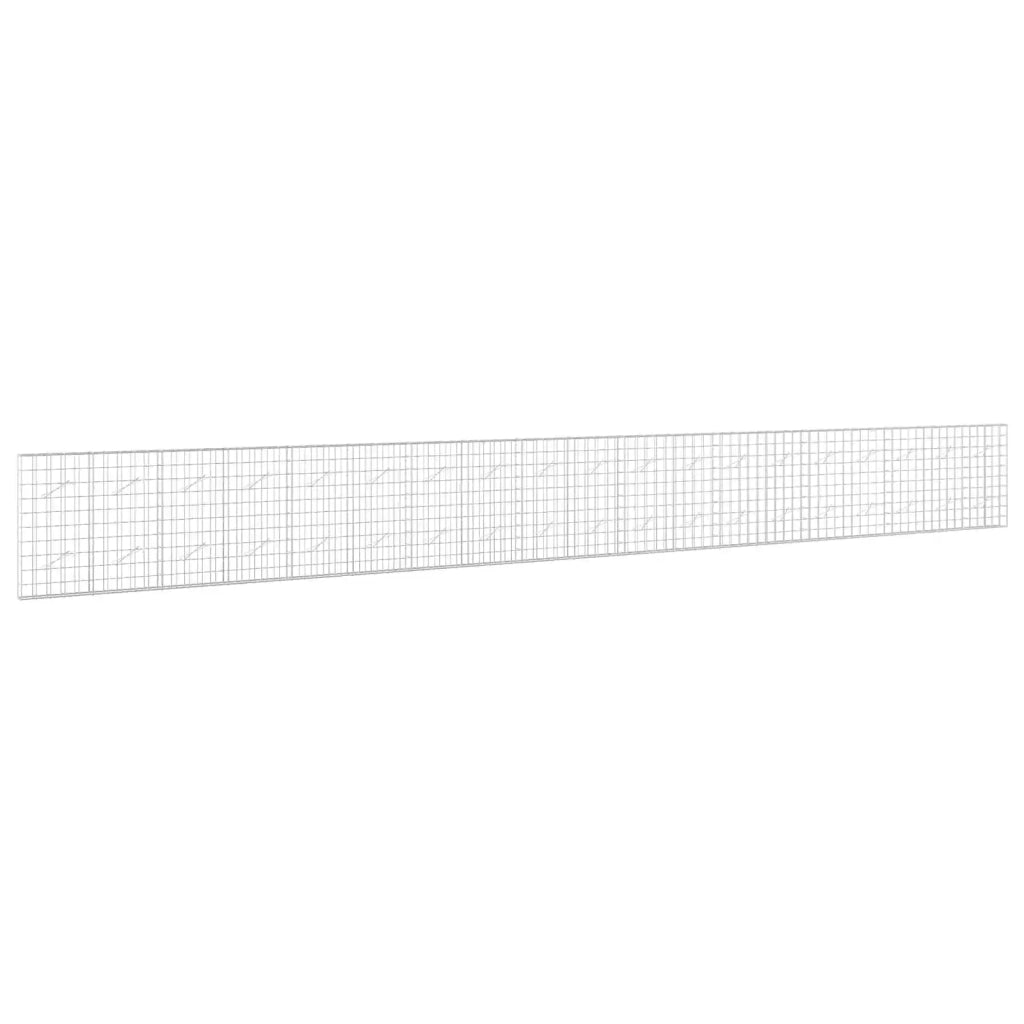 Gabione con filo da 5 mm e rete 10x10 cm 950x10x100 cm 3464941