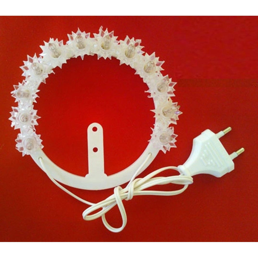 Trade Shop - Coroncine Decorative Elettriche A Pisellini E/o A Led Coroncina Per Statuine -   -led Diametro 8 -220 Volt