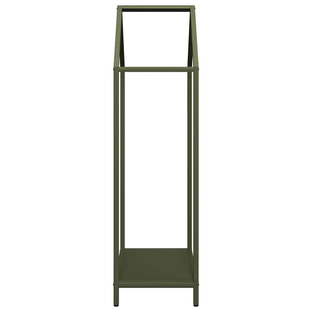 Rastrelliera per Legna da Ardere Verde Oliva 40x25x90 cm CFW8988005