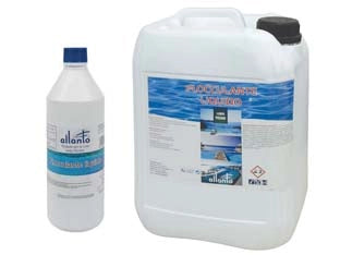 FLOCCULANTE LIQUIDO- - lt.1 in flacone - 6 pezzi AILANTO