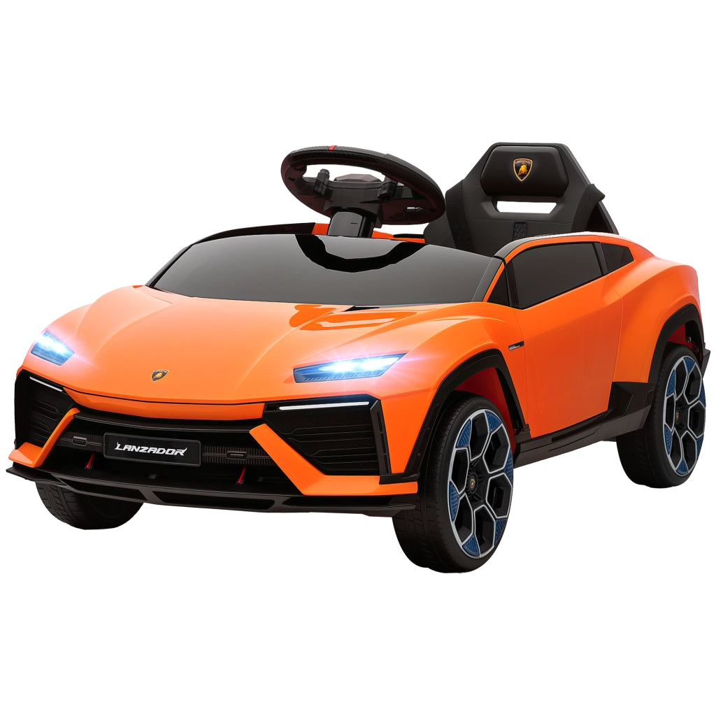 Macchina Elettrica Lamborghini ¨C Xylo ¨C Arancione con Telecomando 101.5x49x43 cm