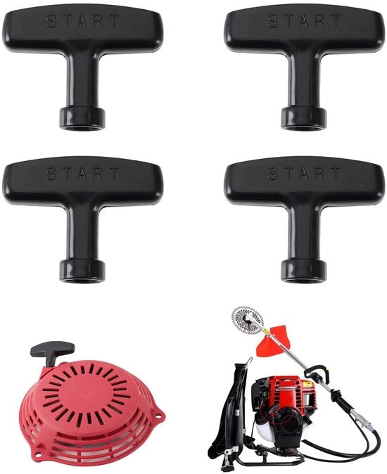 Set di 4 Maniglie per Tagliagrassi e Attrezzi da Giardino