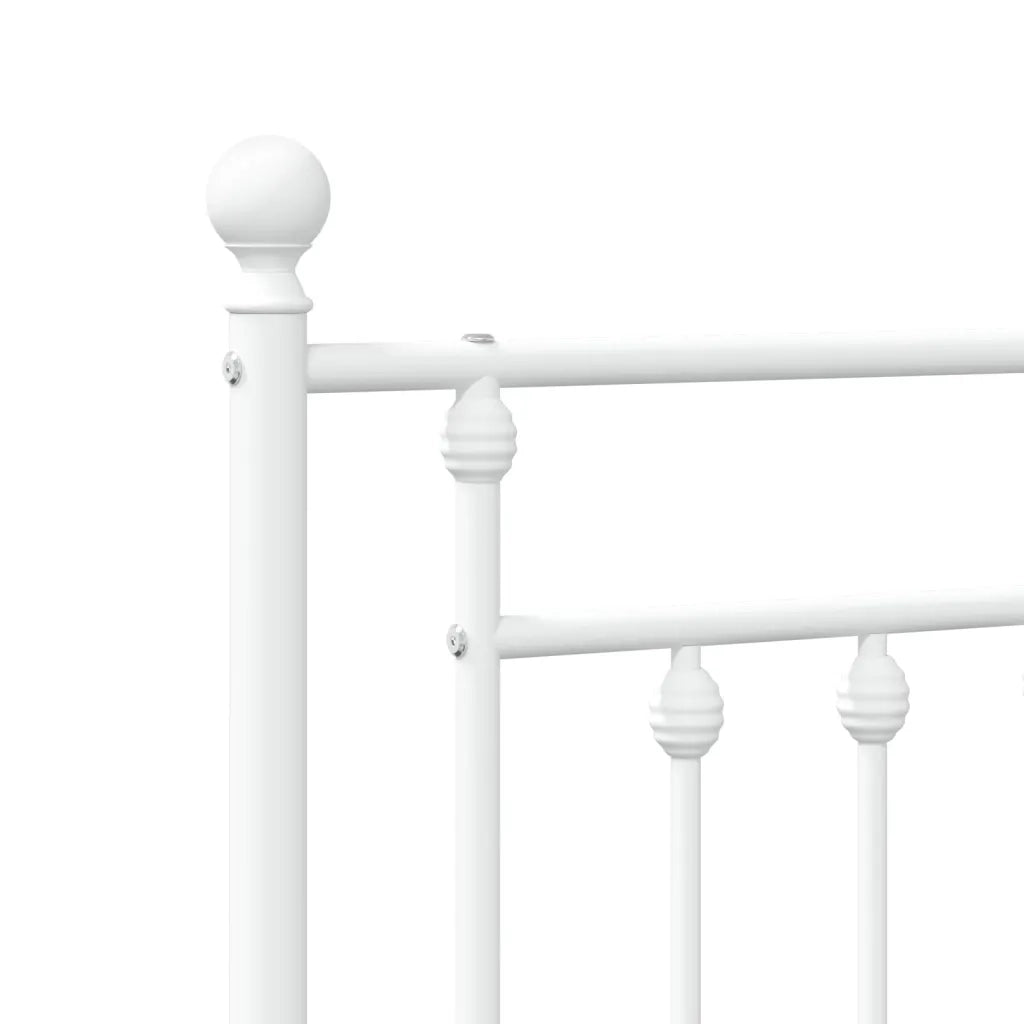 Testiera di Ricambio in Metallo Bianco 90 cm 353614