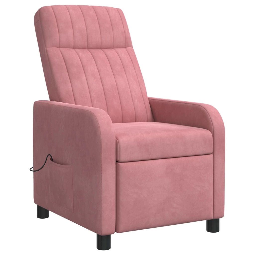 Poltrona Massaggiante Rosa Velluto (V) 42035123