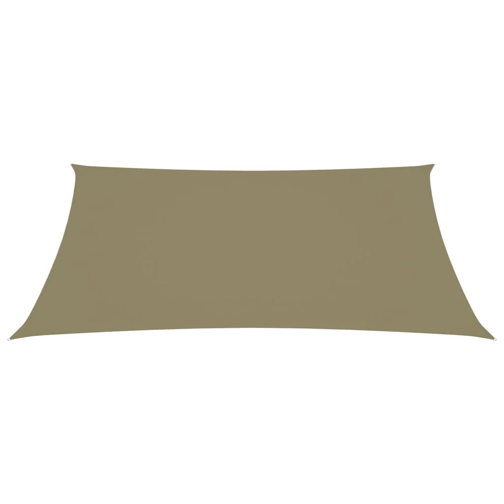 Vela ombreggiante/ombrellone rettangolare in tessuto Oxford 2,5 x 3,5 m beige 02_0009555