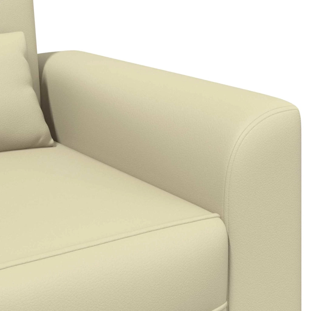 Poltrona Crema Similpelle 42042467
