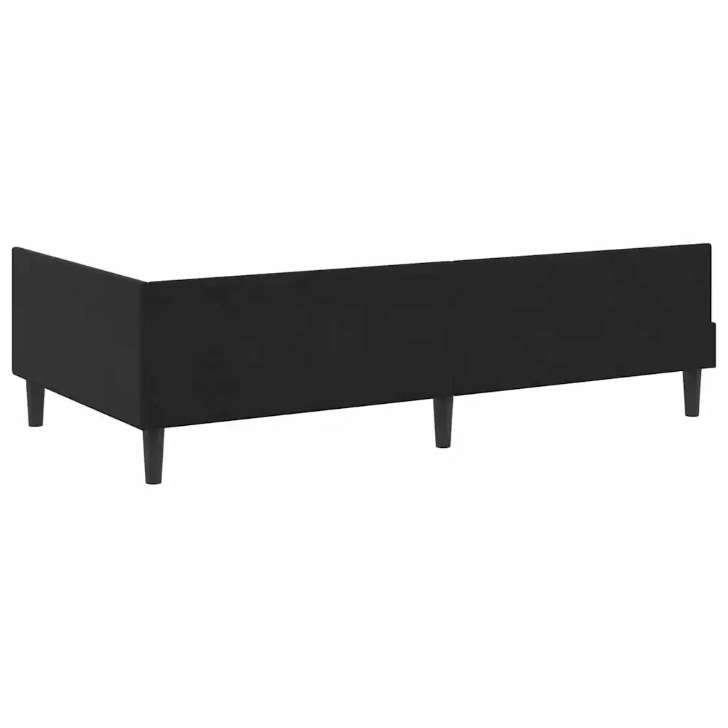 Struttura Letto Angolare con Materasso Altro 2 pcs Nero Velluto 3393691