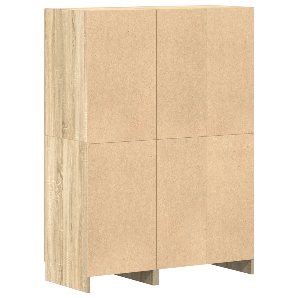 Set di Mobili da Cucina 2 pz-Armadietto Cucina Rovere Sonoma in Truciolato