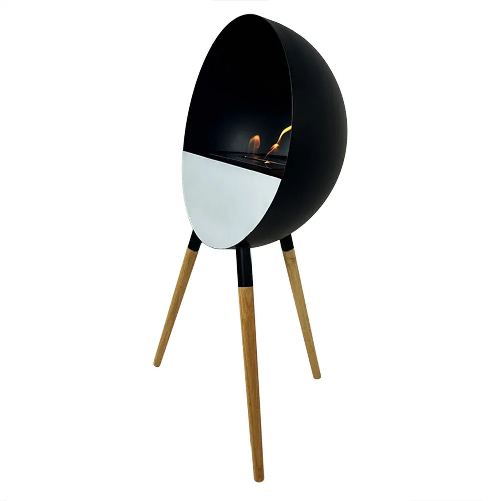 Biocamino JUPITER - Nero/Legno Rovere