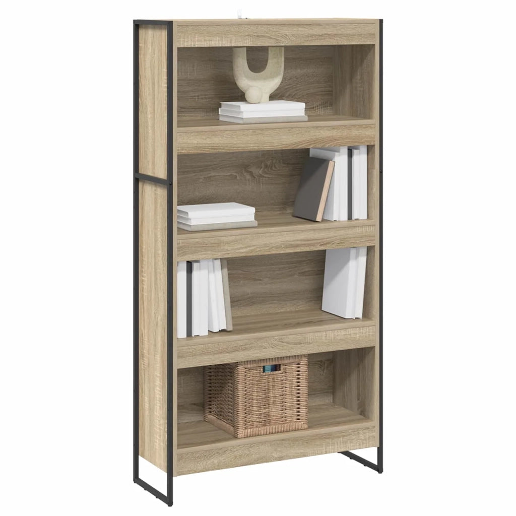 Armadio per Libri 2 pcs Sonoma 80 x 30 x 155 cm 3403005