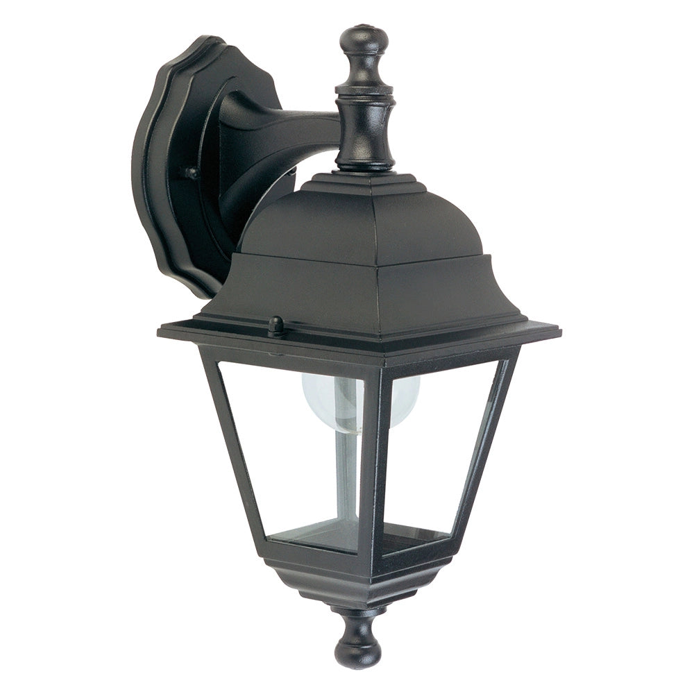 LANTERNA DA PARETE 'DRA' E27 - 60 W - nera  - I-LUCE BY SOVIL