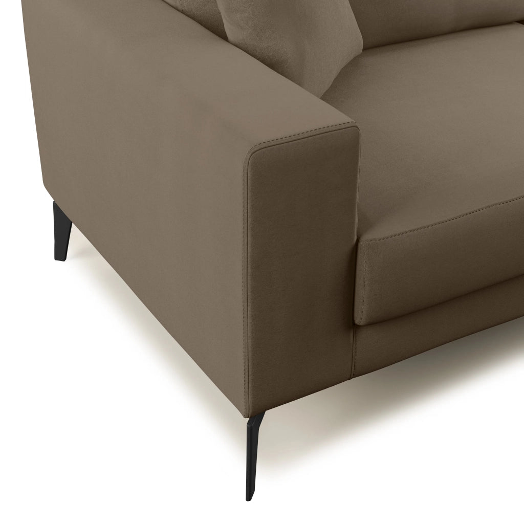 Prestige Divano design moderno T11 186 cm marrone
