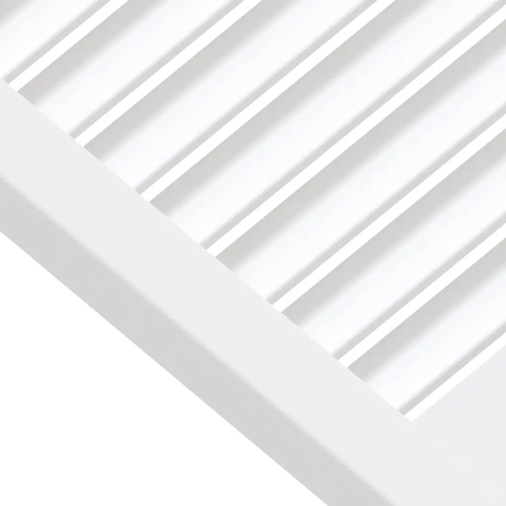 Ante a Lamelle 4 pz Bianche 61,5x59,4 cm in Legno di Pino 151159