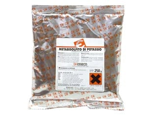 METABISOLFITO DI POTASSIO- - gr.100 - 10 pezzi