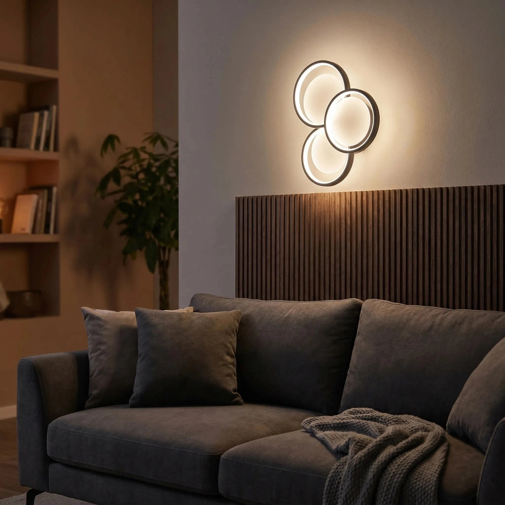 Lampada Da Parete Applique Led App1919-w Black