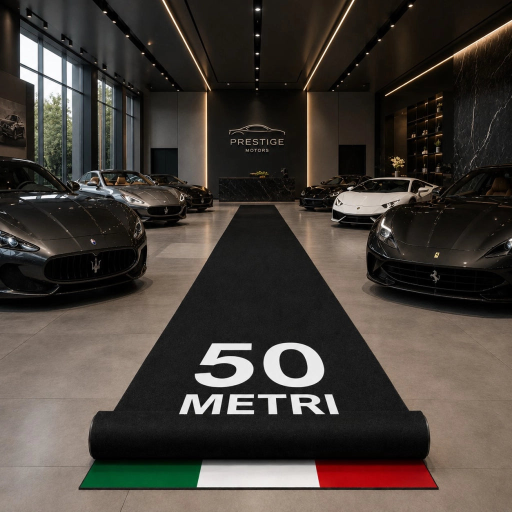 1mt x 50mt Passatoia Nera Tappeto Nero Feltro Nero per eventi - Prodotto italiano