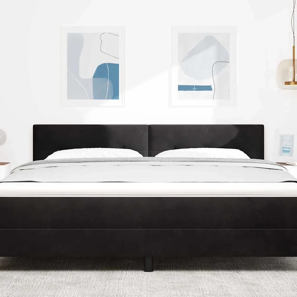 Testiera | Testata Nero 180 cm Velluto