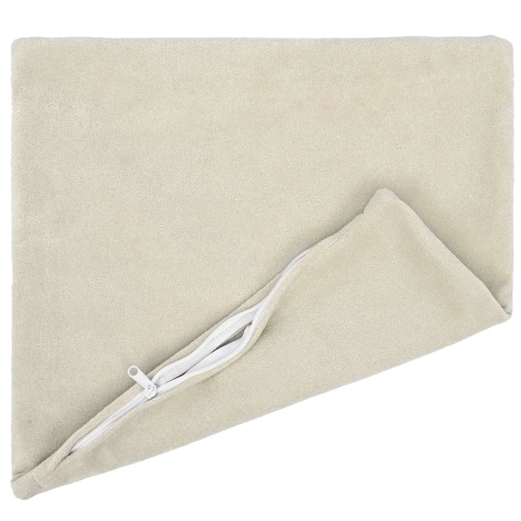 Cuscino con cuscino HEERLEN 12 pz Crema Fleece in microfibra 927102