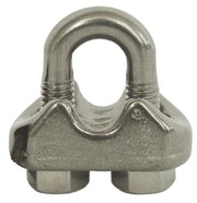 MORSETTO INOX - MM  6- 10 pezzi
