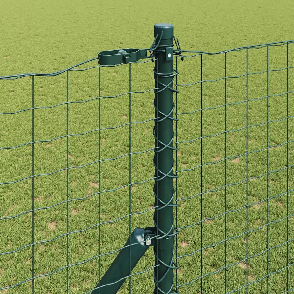 Palo della recinzione 26 pcs Verde 3,2 x 3,2 x 200 cm
