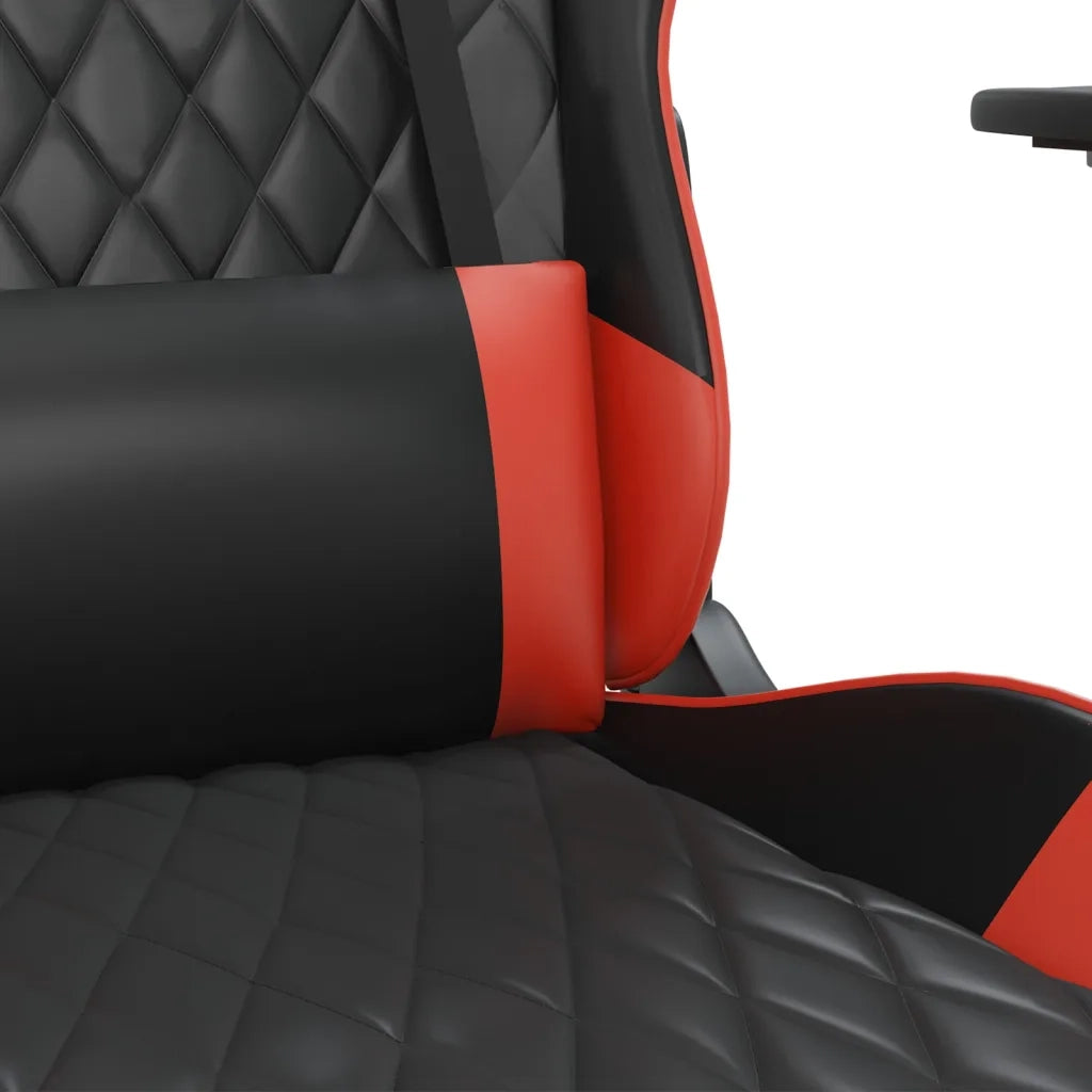 Sedia da Gaming | Sedia da e-sports Nera e Rossa in Similpelle