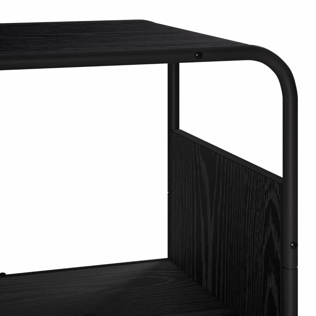 Credenza Rovere Nero 60 x 37.5 x 144 cm Legno ingegnerizzato 8007924