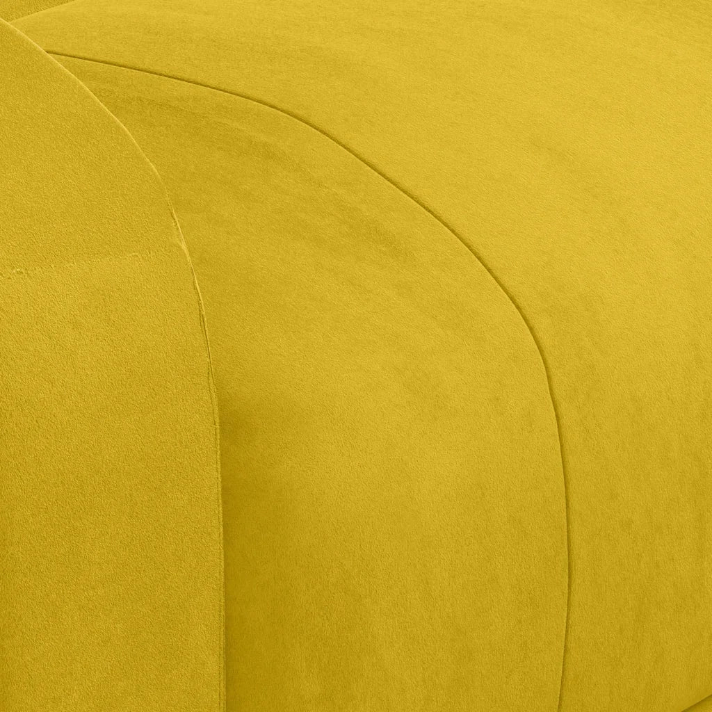 Poltrona Massaggiante Gialla in Velluto 342417
