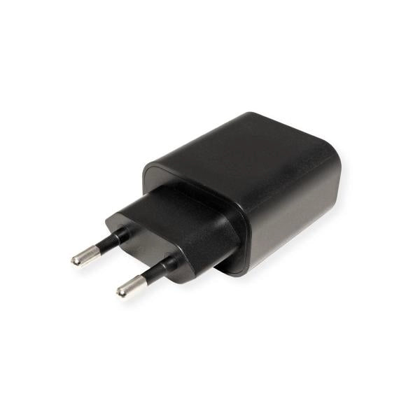 VALUE CARICATORE DA PARETE 1 PORTA TYPE C 25W NERO