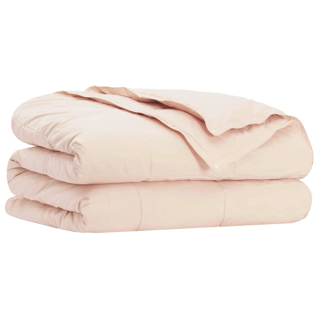 Set di Piumoni Beige 140 x 200 cm Cotone, Kapok, Poliestere 3431431