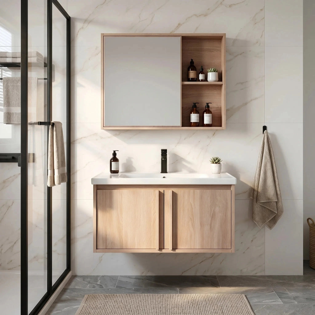 Set Di Mobili Da Bagno Con Lavabo Gama T25023 Bxm 80cm