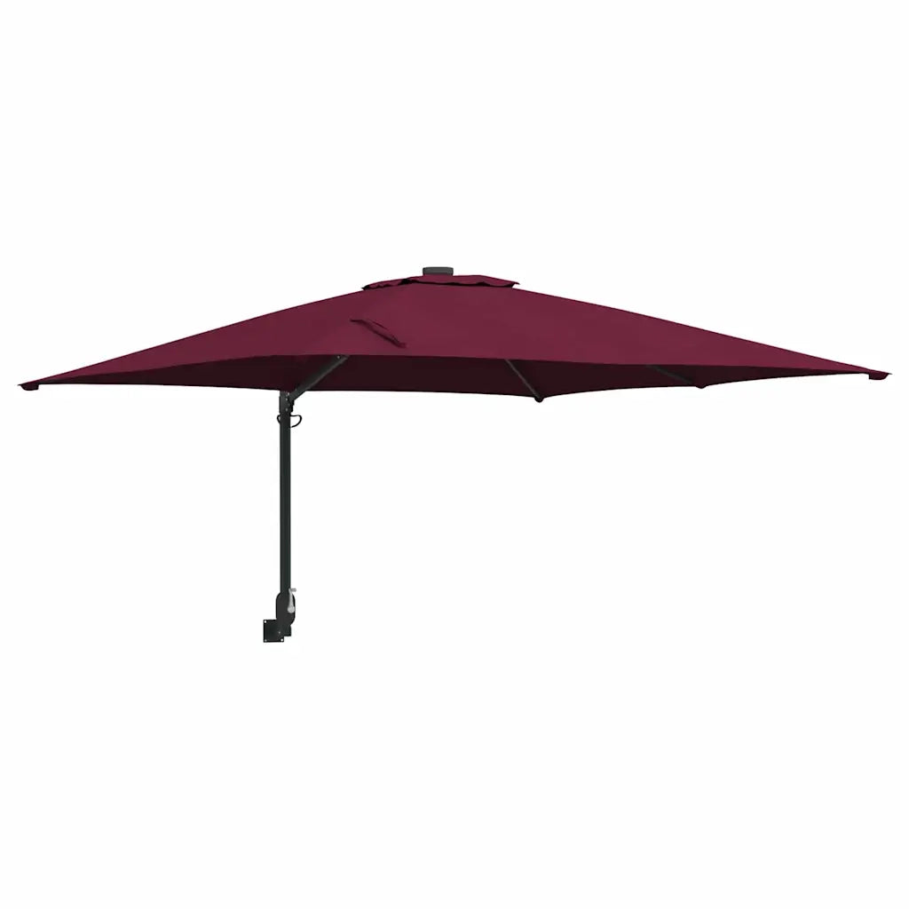 Ombrello | Parasol da giardino Rosso Bordeaux 248,5 x 247,5 x 160 cm
