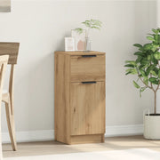 Credenza-Buffet-Armadio da cucina Rovere Artigianale 30x30x70 cm in Legno Multistrato 608546