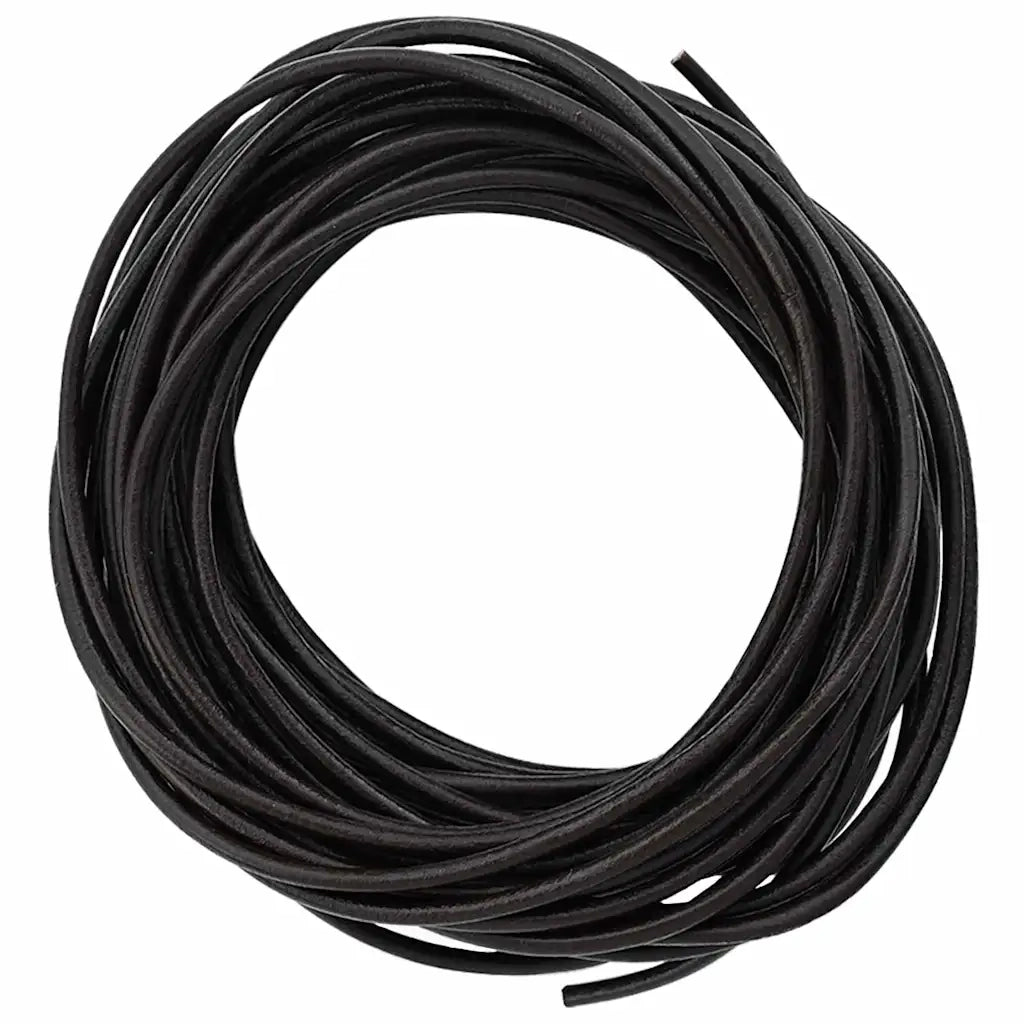 Cordino in Pelle Marrone Scuro ?2,5 mm x 5 m Pelle CFW3998638