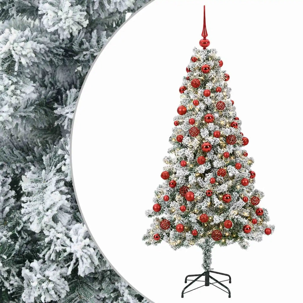 Albero di Natale Artificiale con Palline 240 cm 300 LED 3460809