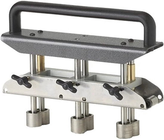 Roller Stazionario Flessibile per Coperture di Copertura di Piastrelle Buiggereedschap con Angolo di 0-90 Gradi 13-130mm Flessibilità con Alta Velocità Ruote in Acciaio Maniglia in Alluminio per Materiali di Copertura in Metallo
