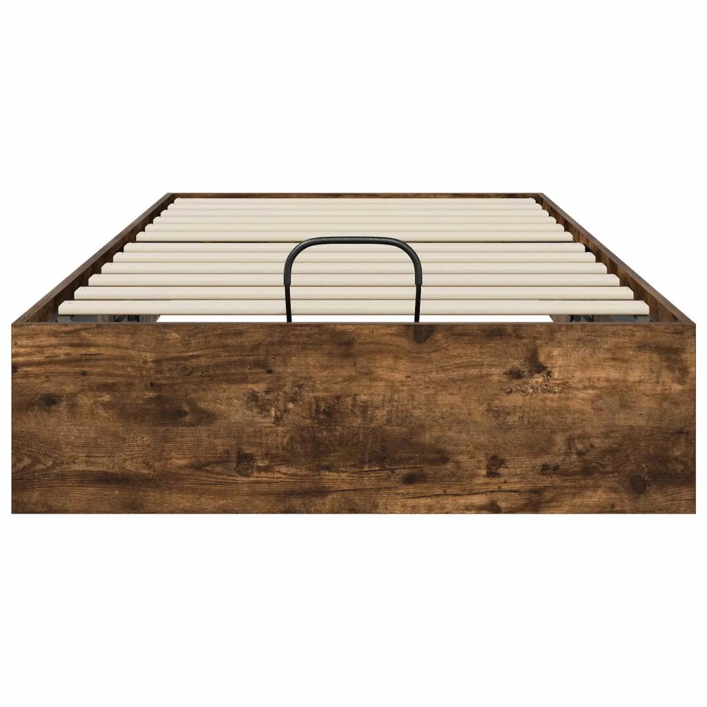 Letto ottomano Rovere fumé 193 x 120 x 25 cm Truciolare