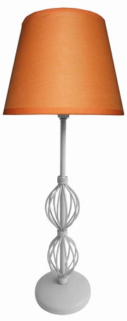 Lampada da tavolo Candellux Rosette 41-99580 bianca E14