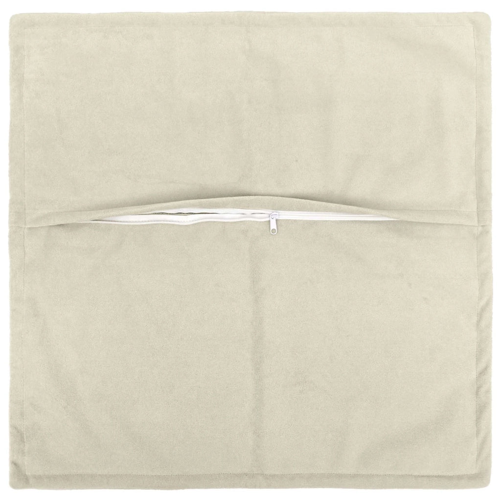 Cuscino con cuscino HOUTEN 12 pz Crema Fleece in microfibra 935253