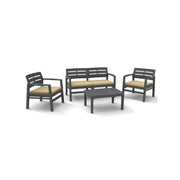 Salottino Java Set Antracite Progarden