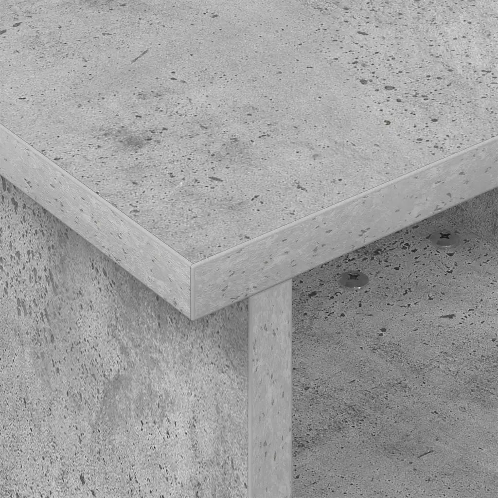 Supporto TV-Credenza per TV-Mobile TV Grigio cemento 37 x 35 x 35 cm Legno multistrato